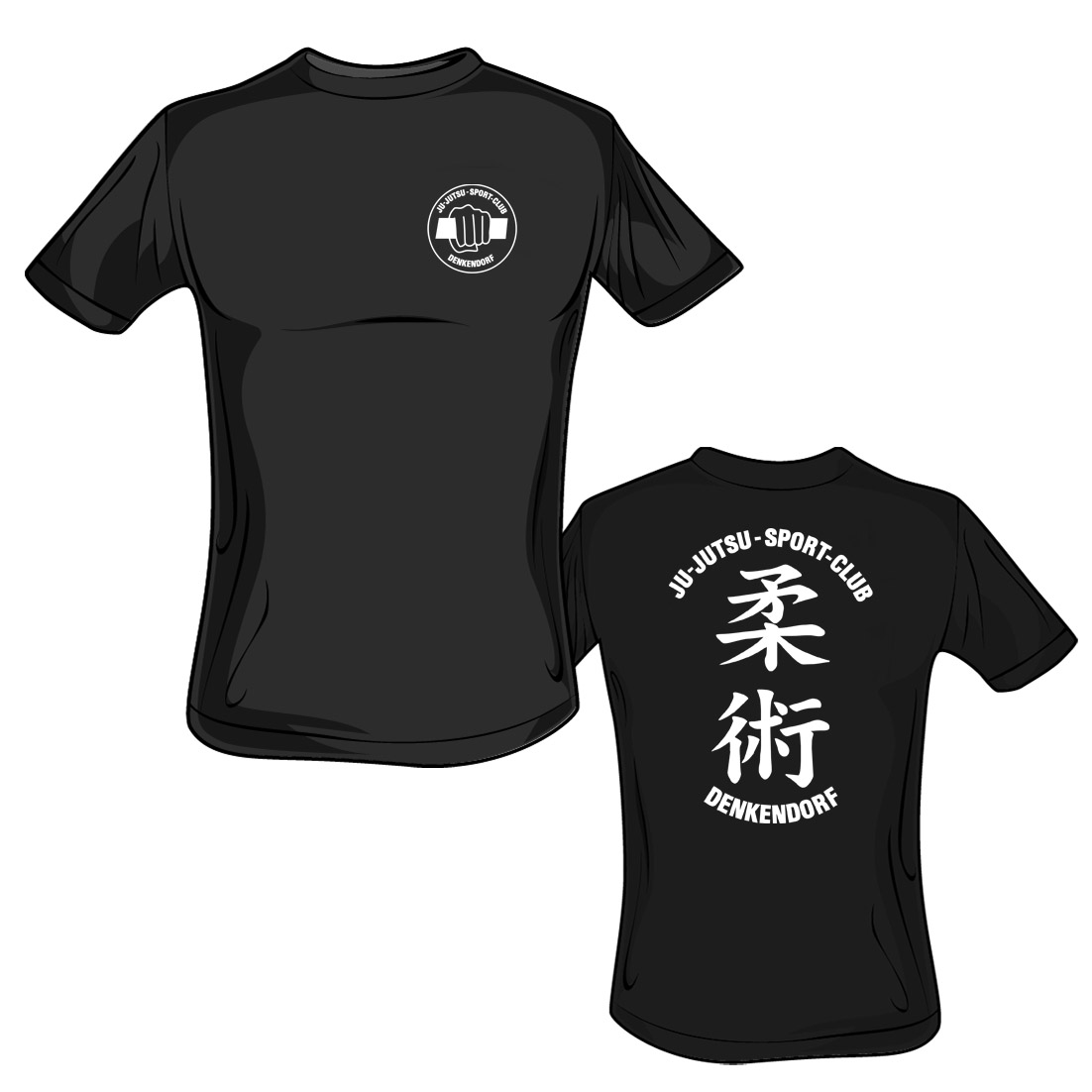 Ju-Jutsu SC Denkendorf T-Shirt 100% BW schwarz