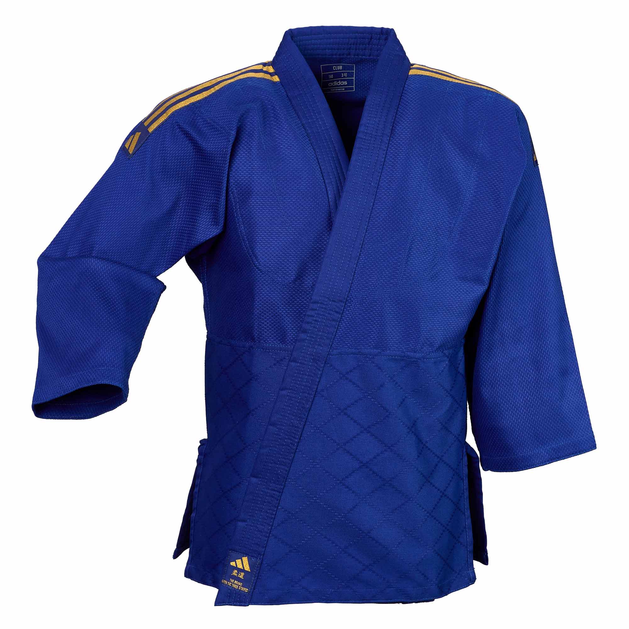 adidas Judo-Anzug Club blue/gold, J350