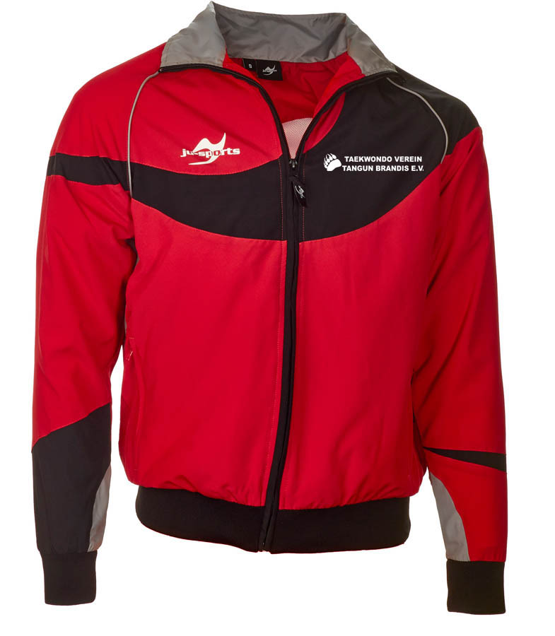 Teamwear Element C1 Jacke rot-Taekwondo Verein Tangun Brandis e.V.