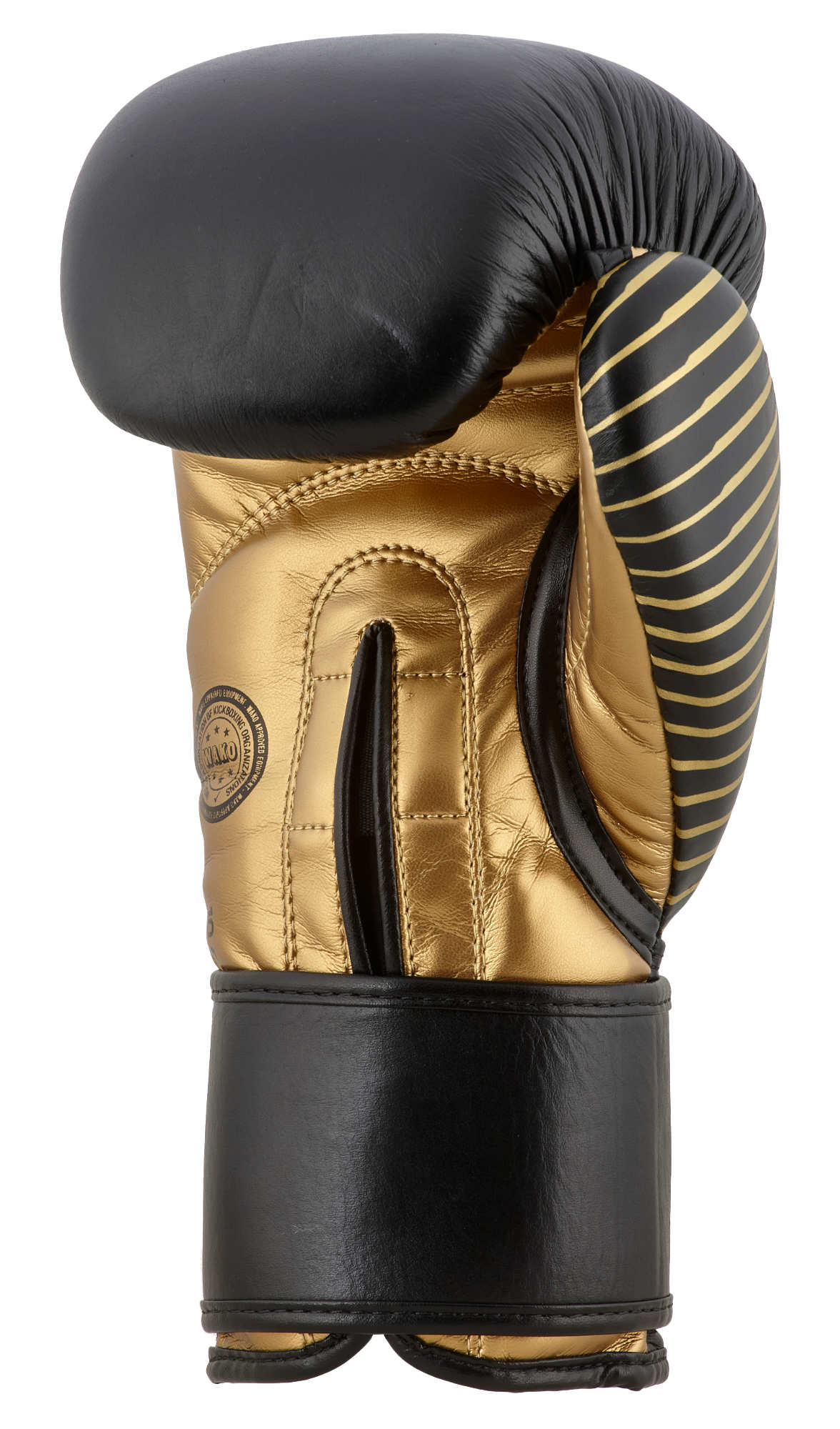 adidas Kickboxing Wettkampfhandschuh black/gold met, adiKBWKF200