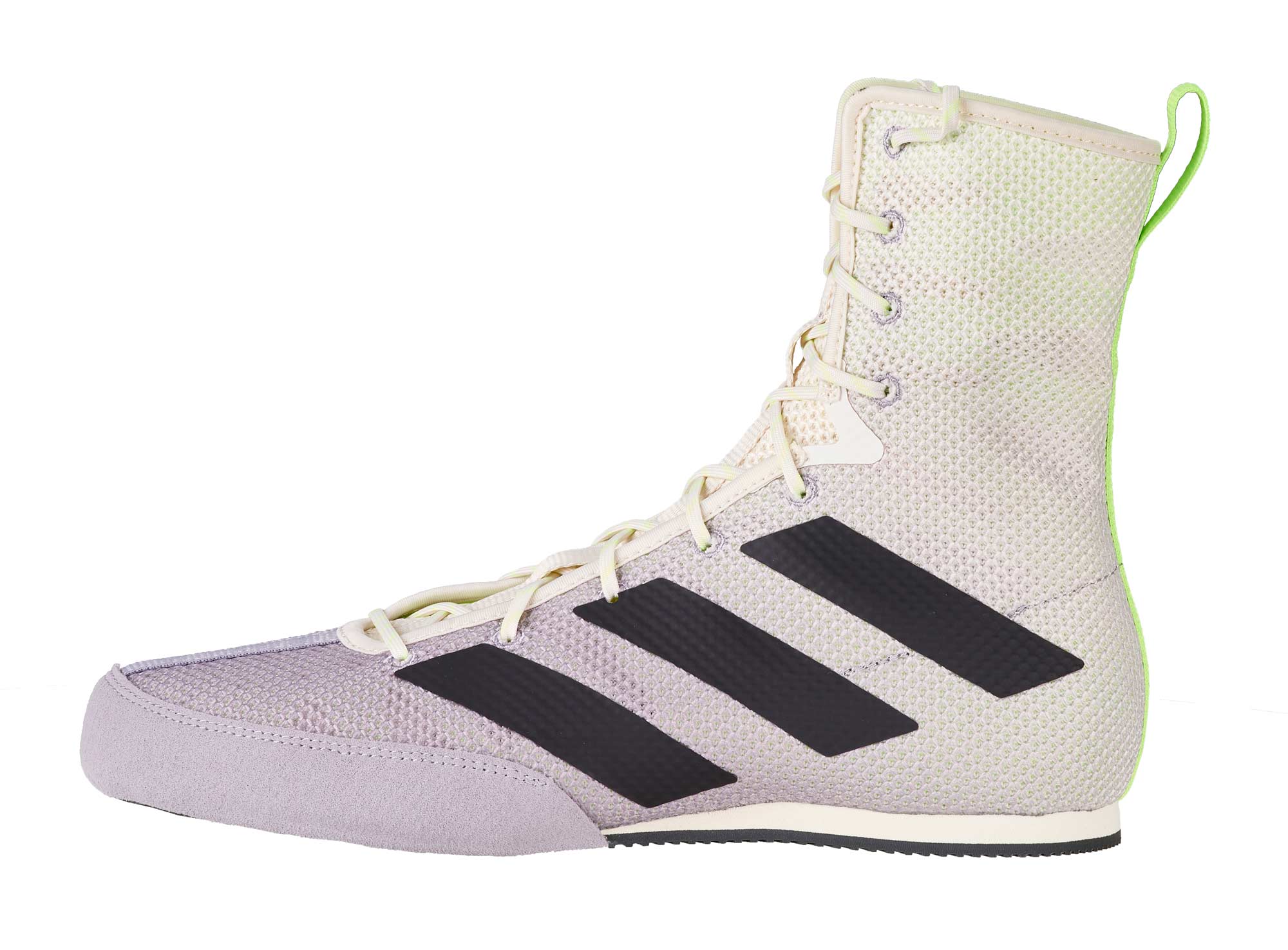 adidas Boxschuhe Box Hog 3 white/grey/green - FV6584