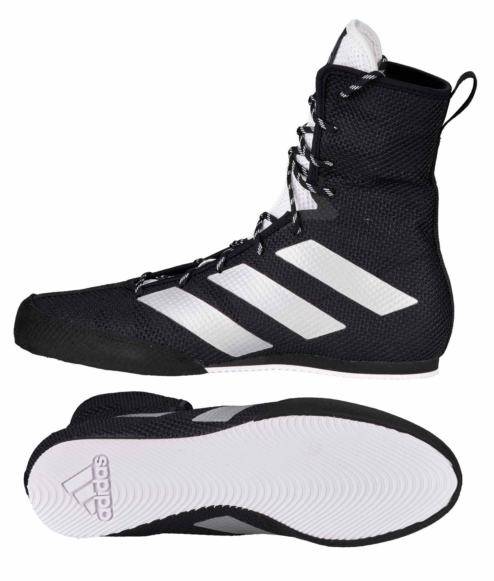 adidas Boxschuhe Box Hog 3 black/silver/white, FX0563