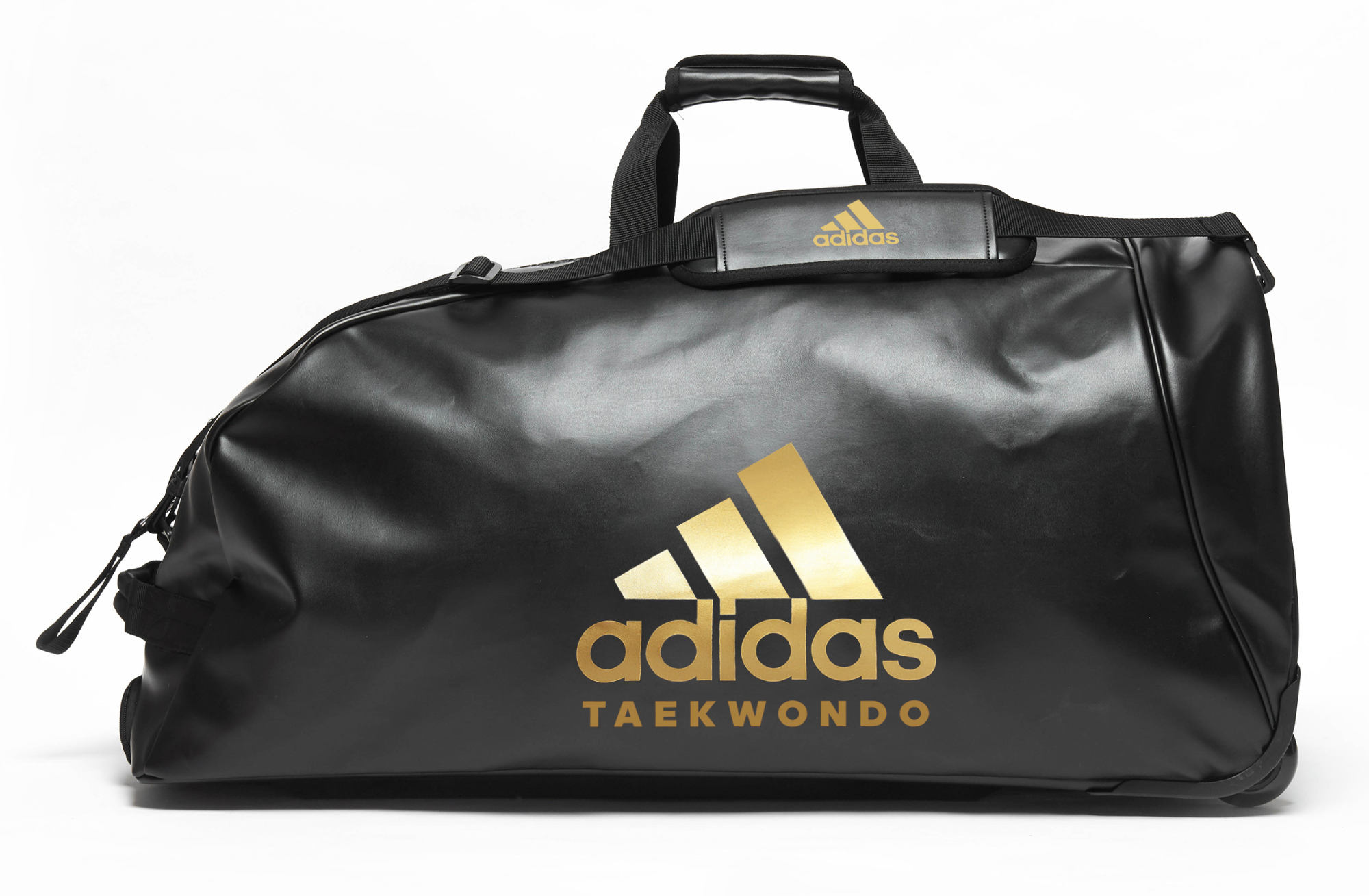 adidas Trolley "Taekwondo" black/gold PU, adiACC056T