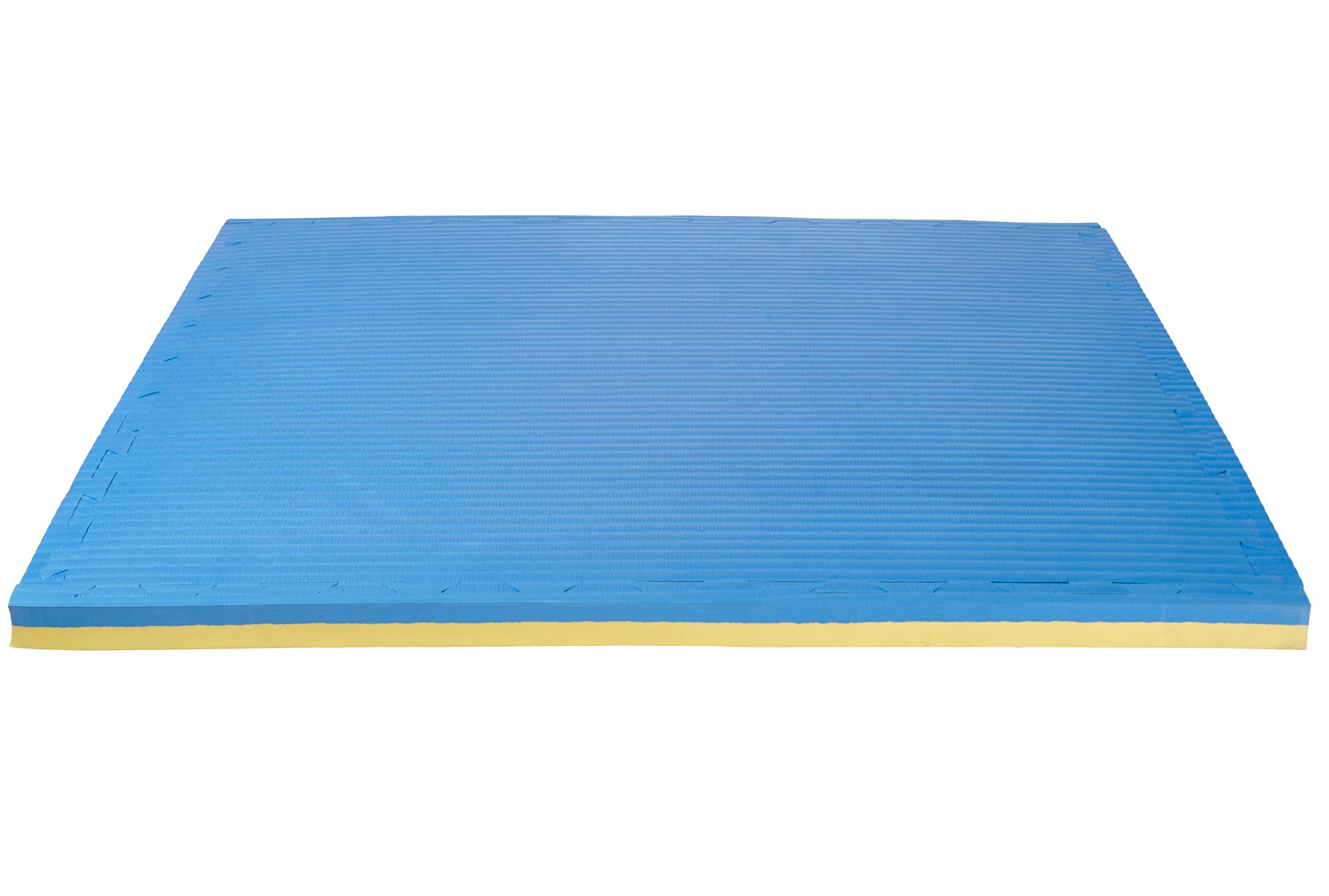 Puzzlematte Pro Tatami 4 cm blau/gelb Wendematte