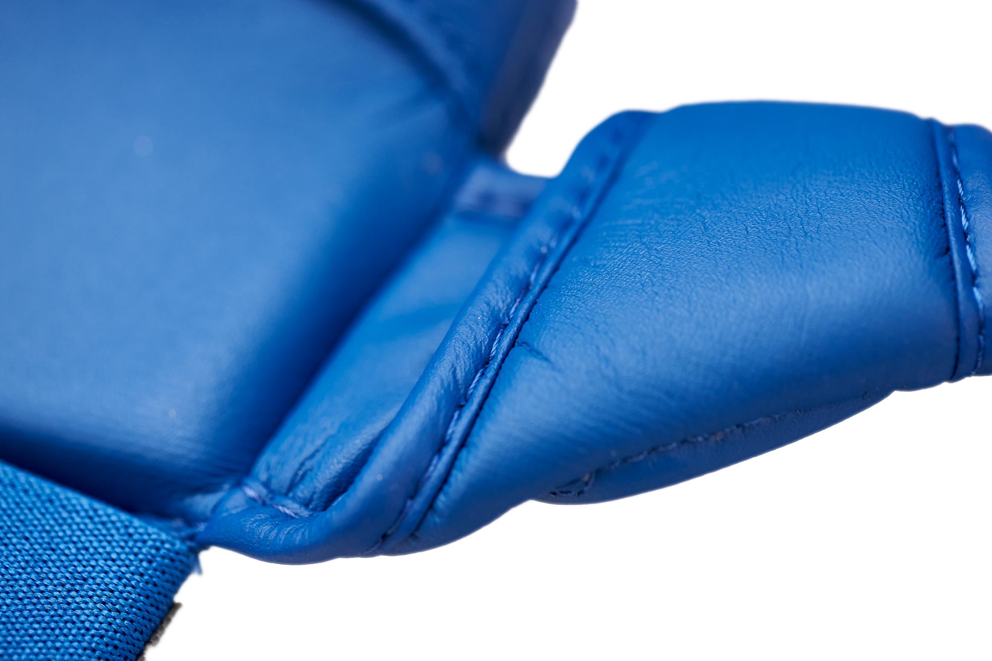 Karate Handschutz blau mit Daumen