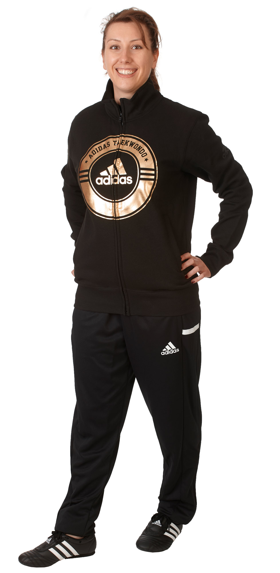 adidas Community line Jacket Taekwondo Circle black/gold, adiCSJ02T