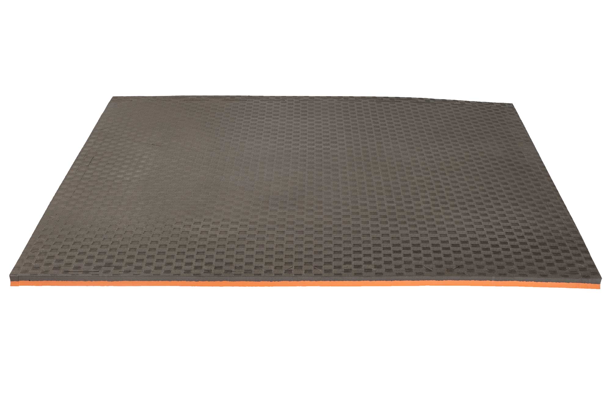 Puzzlematte Pro Checker 2 cm grau/orange Wendematte