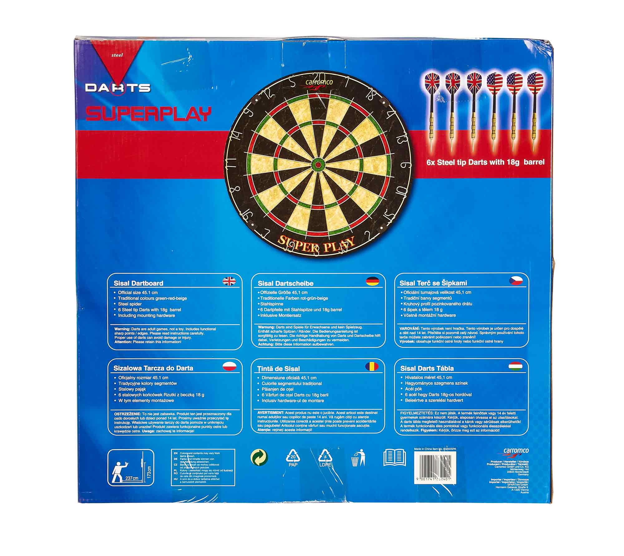 Carromco Sisal Dartboard