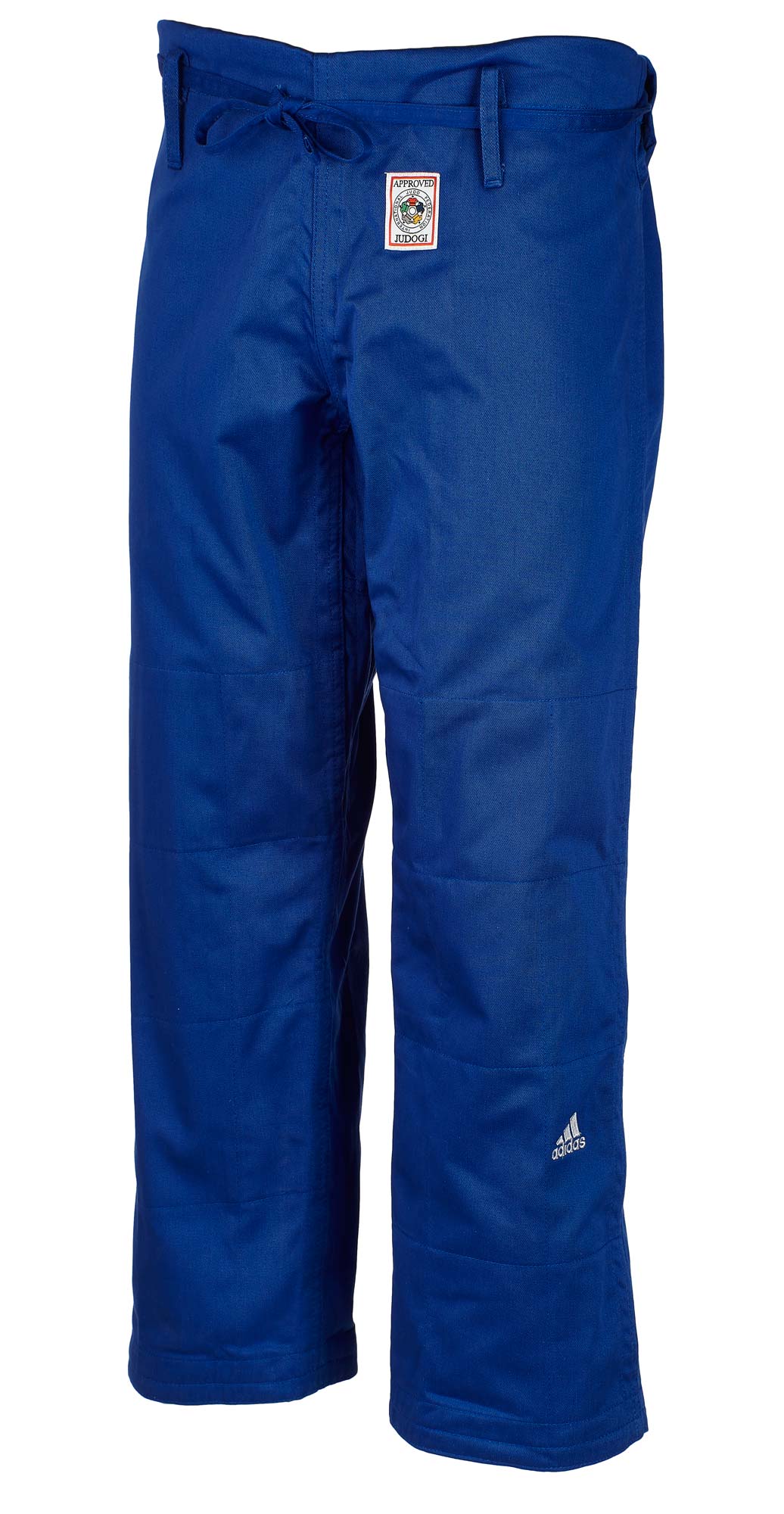 adidas Judoanzug CHAMPION II IJF slim cut, blau/weiße Streifen, JIJFBS