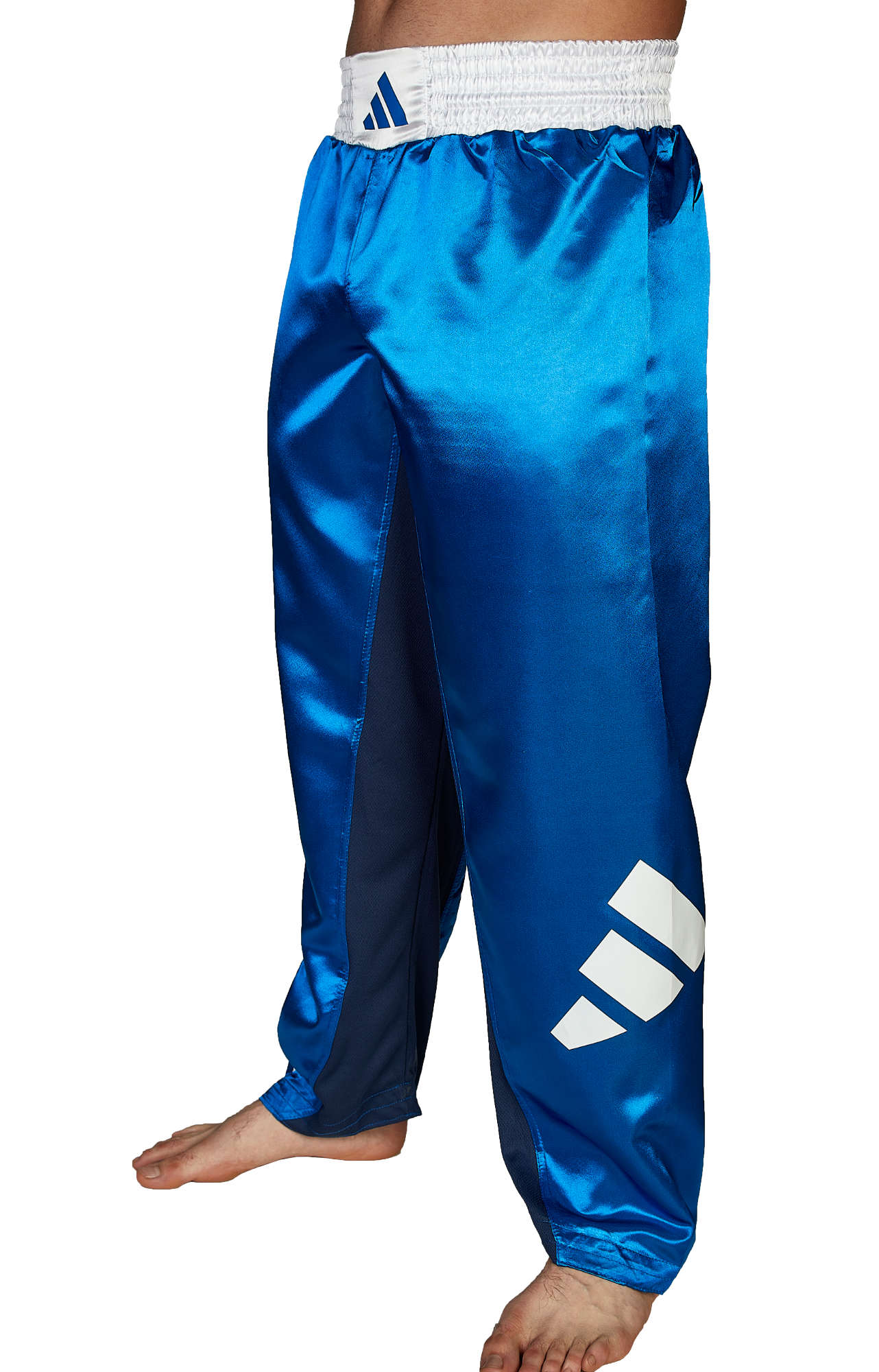 adidas Kickbox-Hose blau/weiß, adiKBUN100T