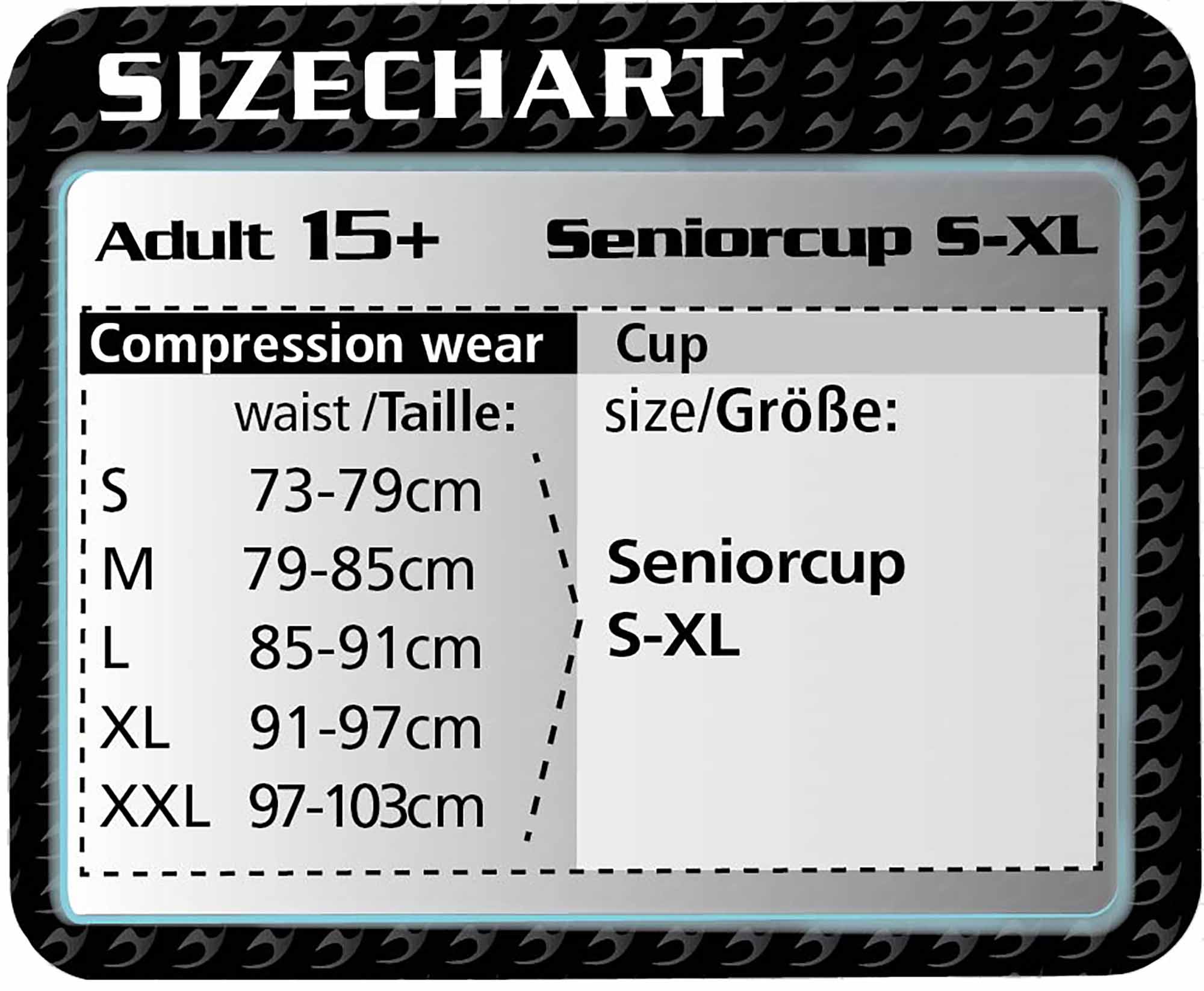 Ju-Sports Compression Base Shorts mit Motion Pro Flexcup, Tiefschutz