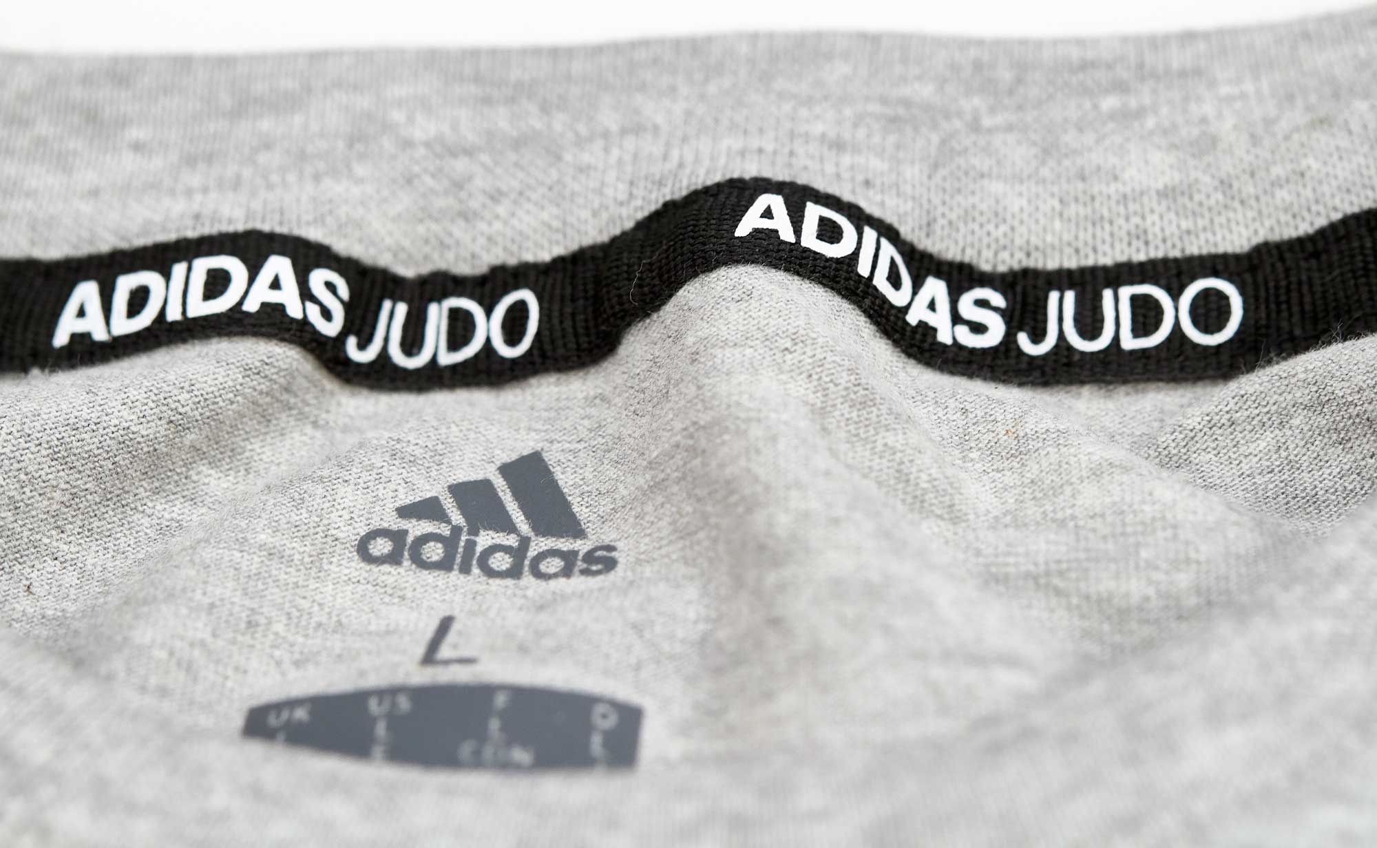 adidas Judo Community Line Shirt "Circle" grey/black, adicsts01J