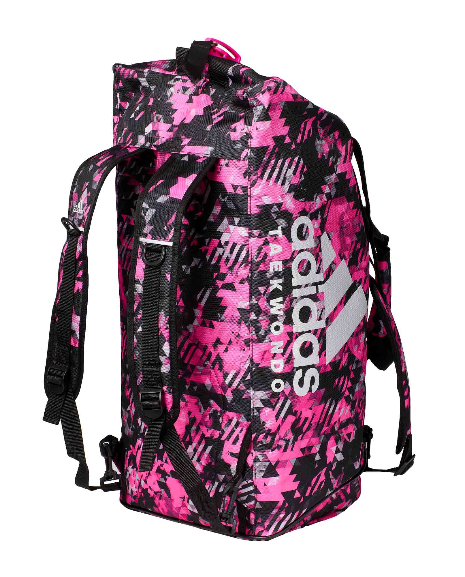 adidas 2in1 Bag "Taekwondo" pink camo/silver Nylon, adiACC058T