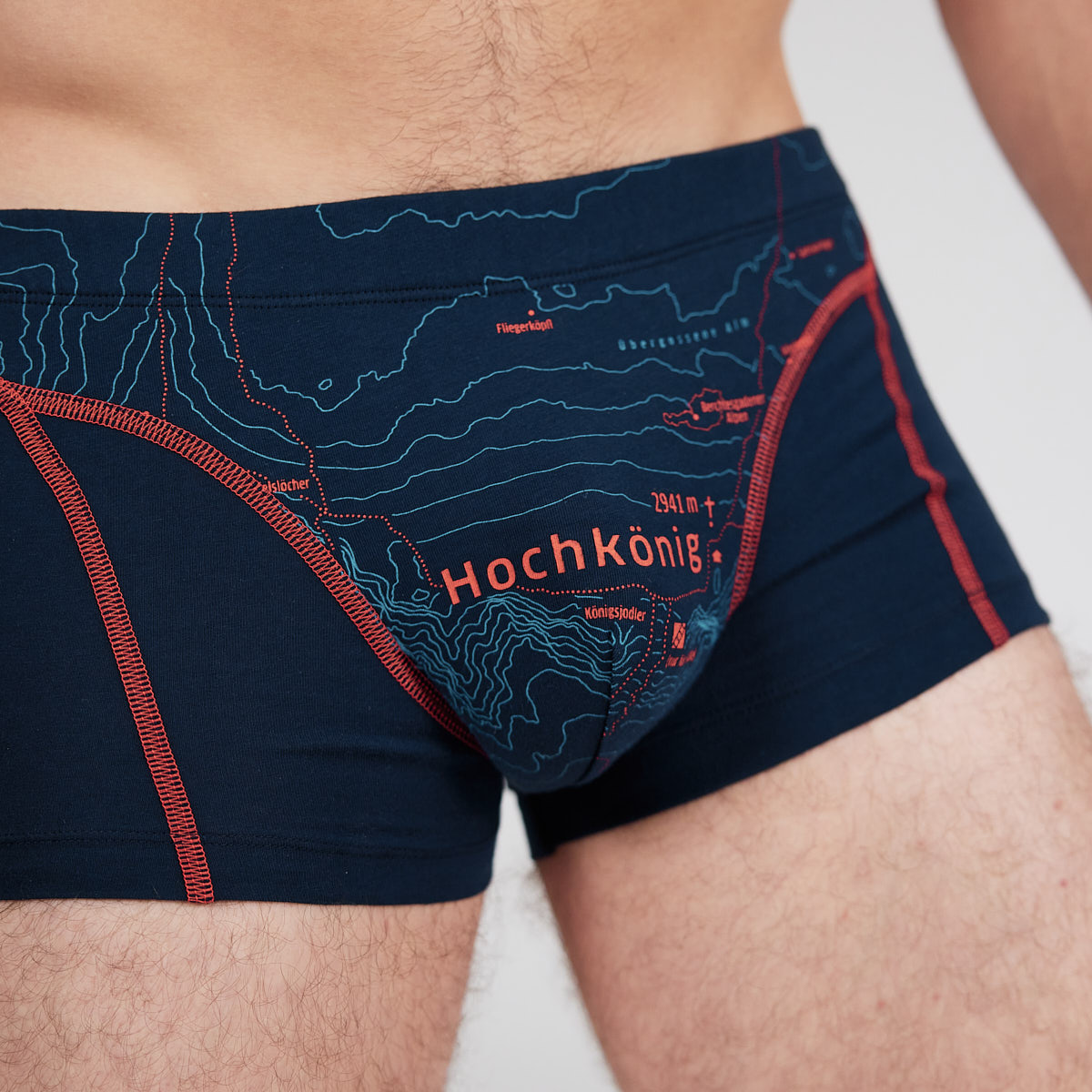 Boxershorts "Hochkönig" tiefblau, Herren