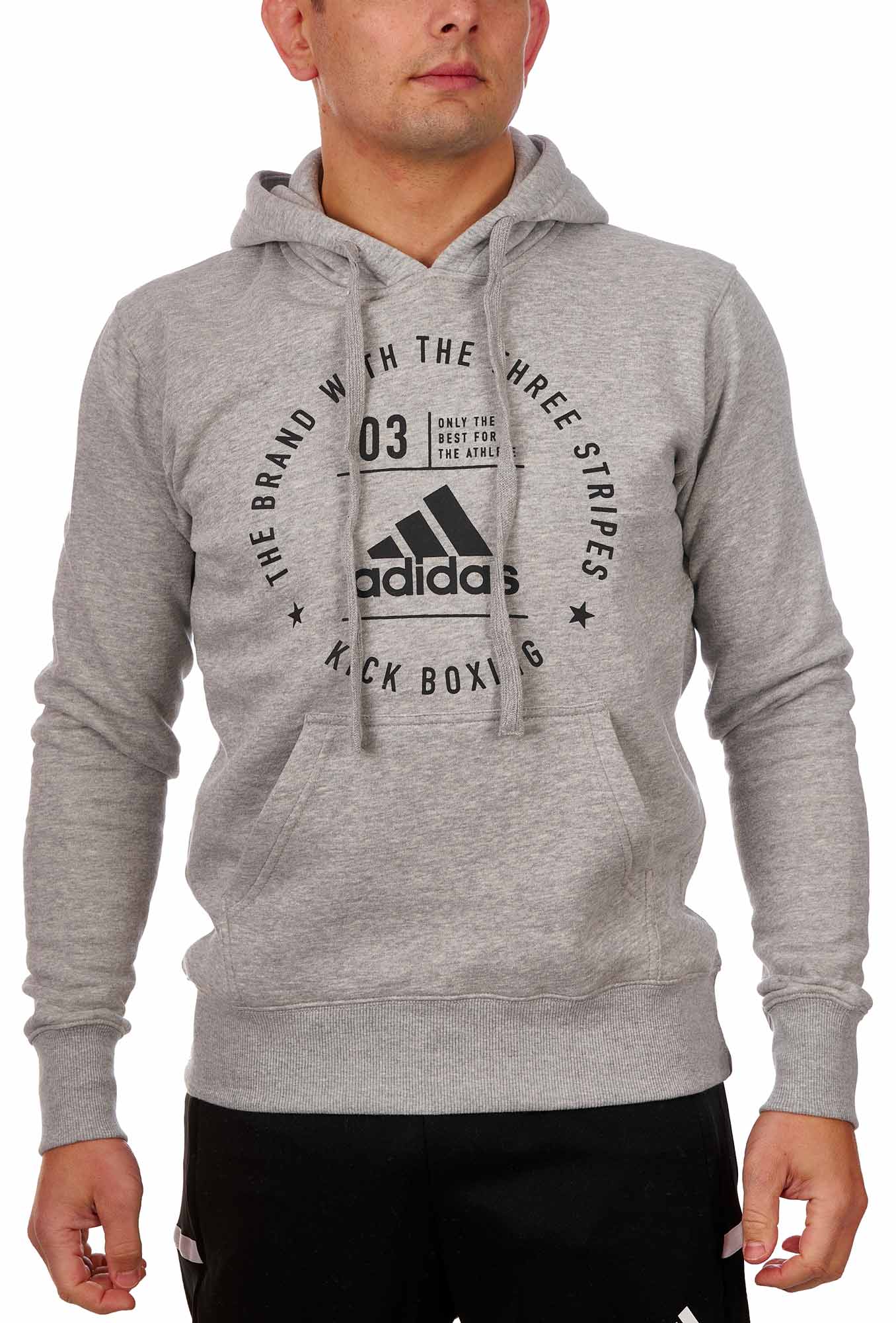 adidas Community Line Hoody Kickboxing grey/black, adiCL02KB