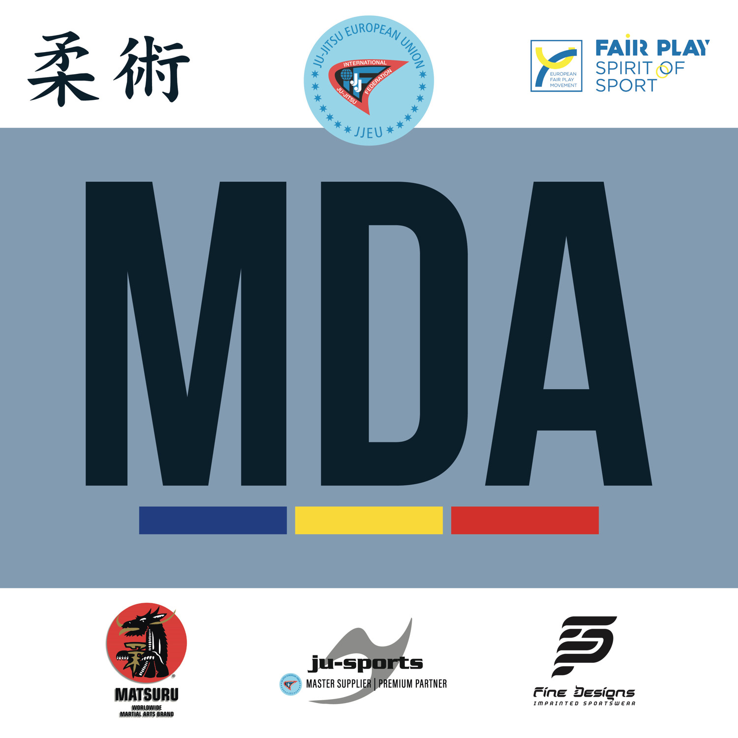 MDA, Kampfkunst Poster, Logo, Branding, Typografie