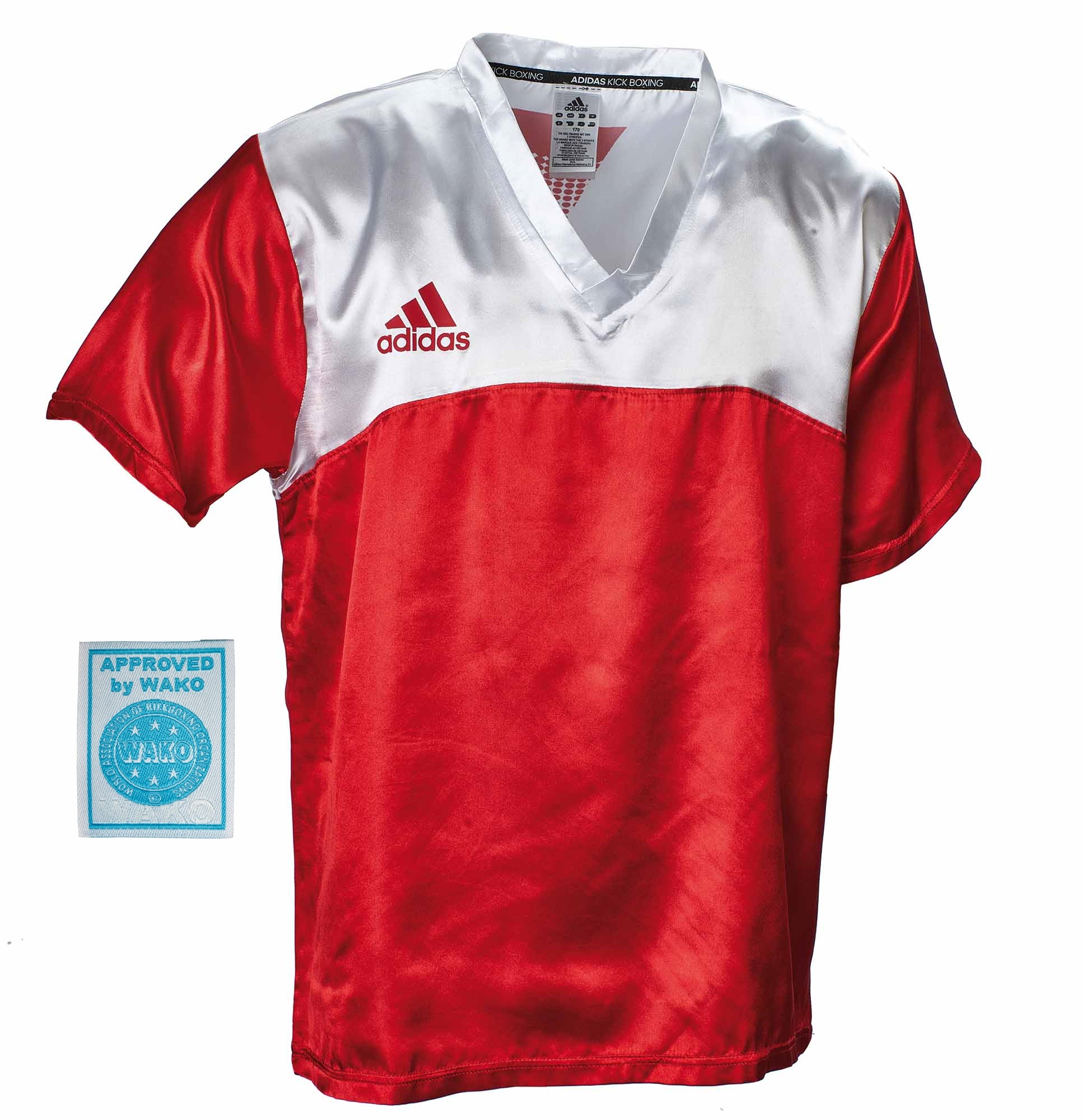 adidas Kickbox-Shirt rot/weiß, adiKBUN100S