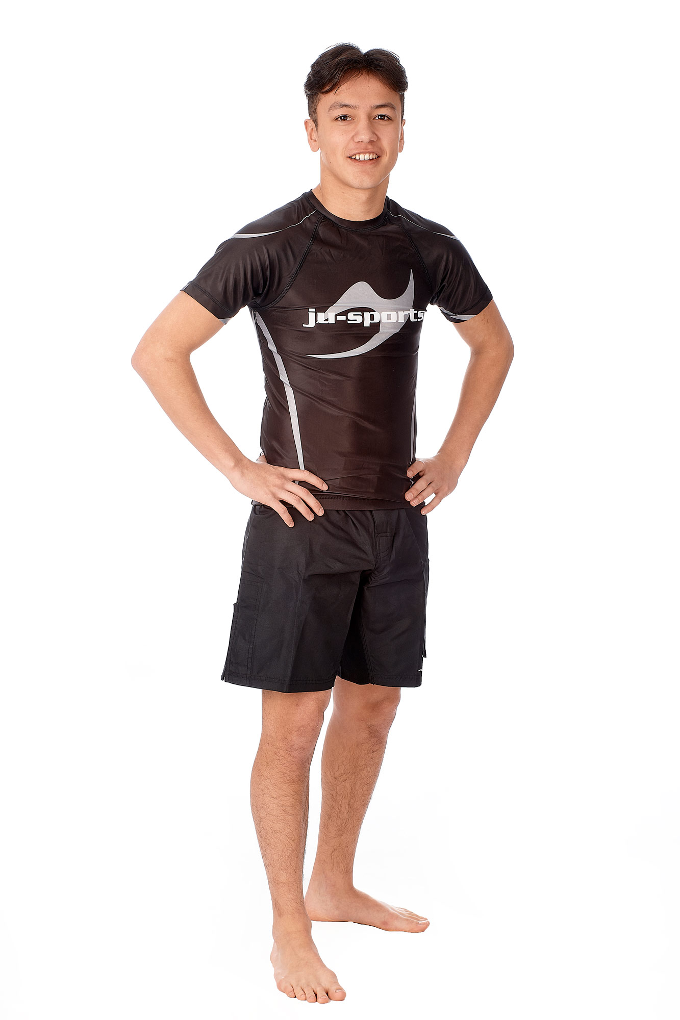 Rashguard Pro C18 kurzarm black