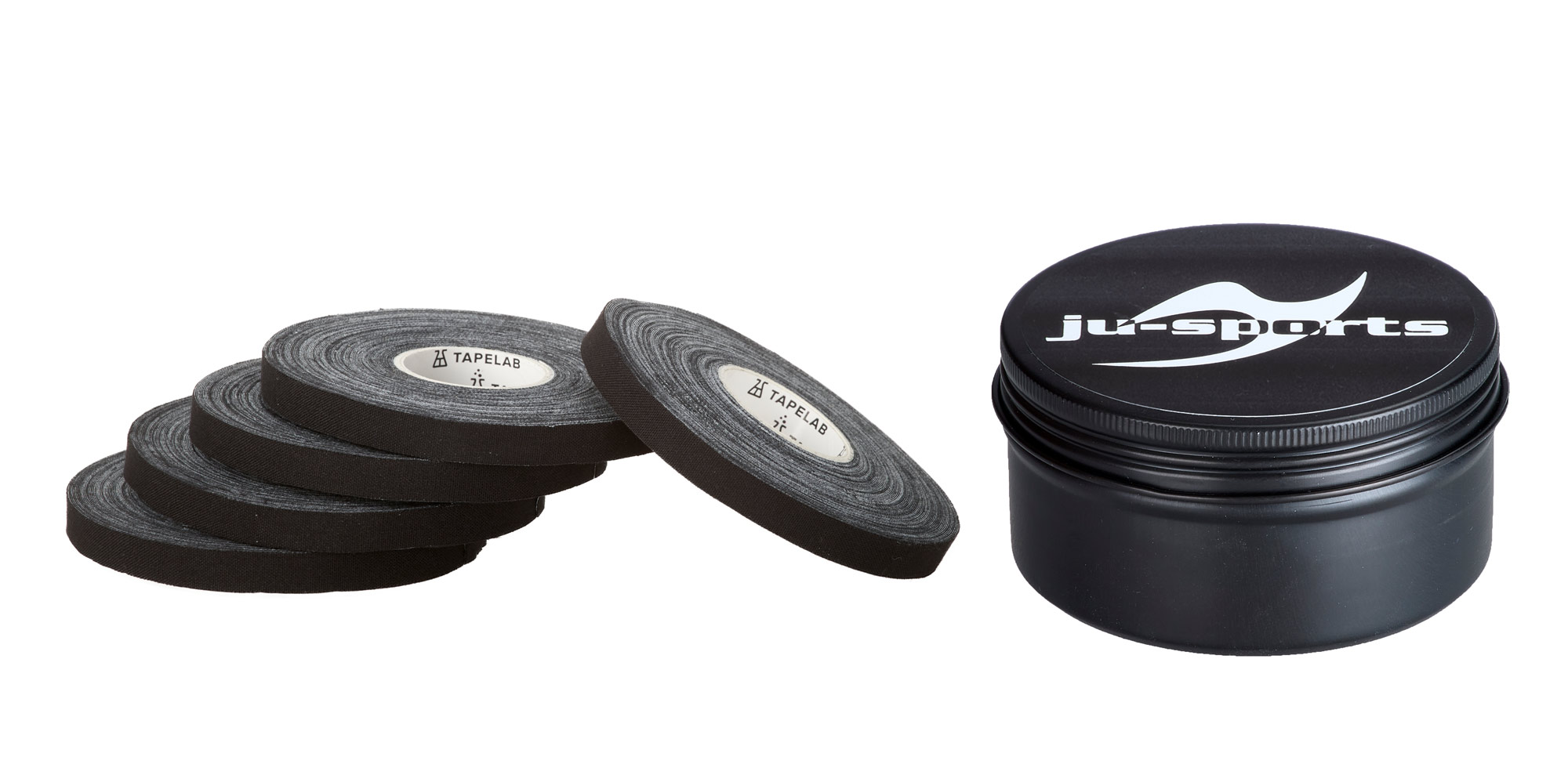 Athletic Finger Tape Set 1 - 5 x Finger Tape schwarz plus Box