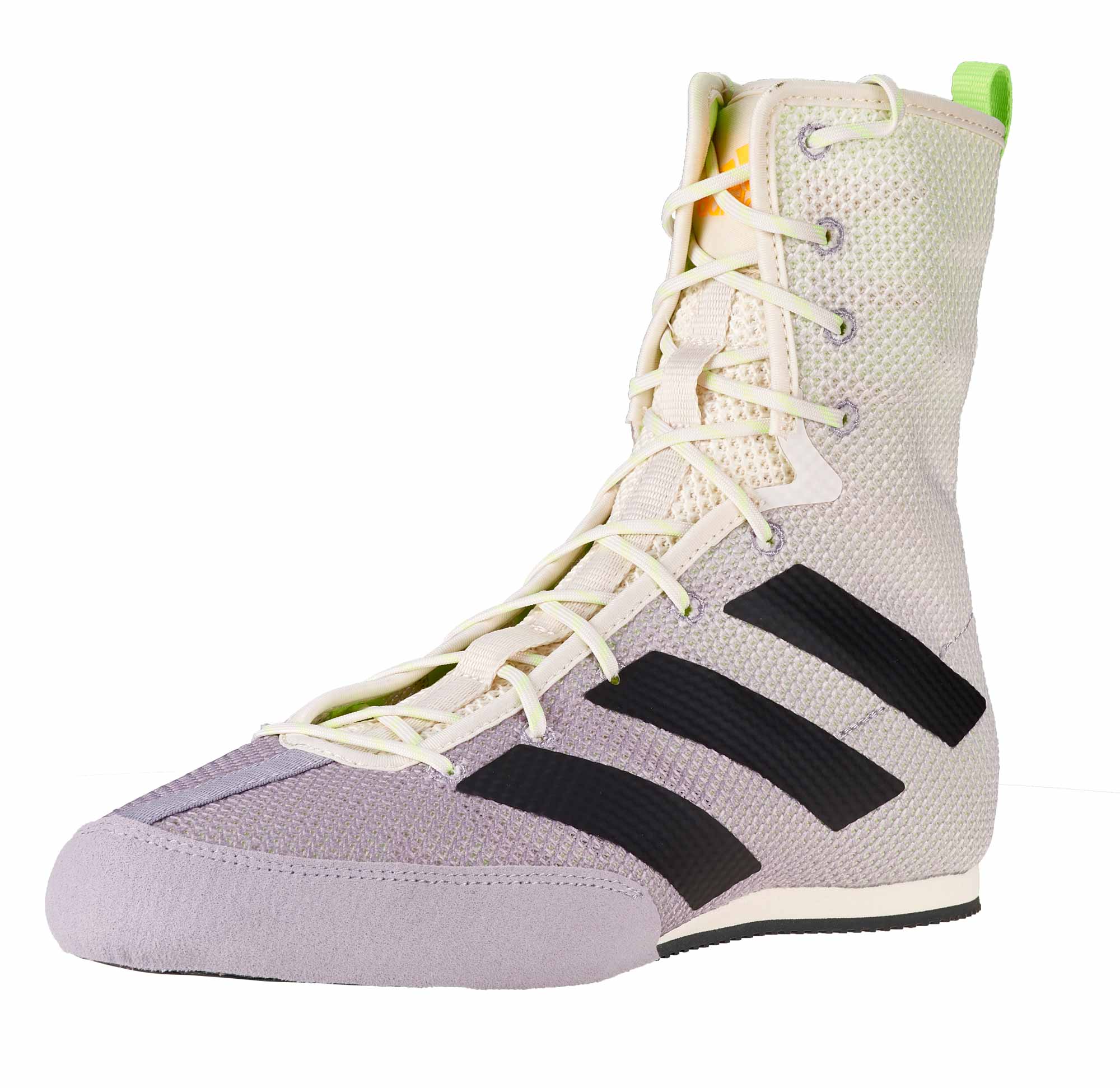 adidas Boxschuhe Box Hog 3 white/grey/green - FV6584