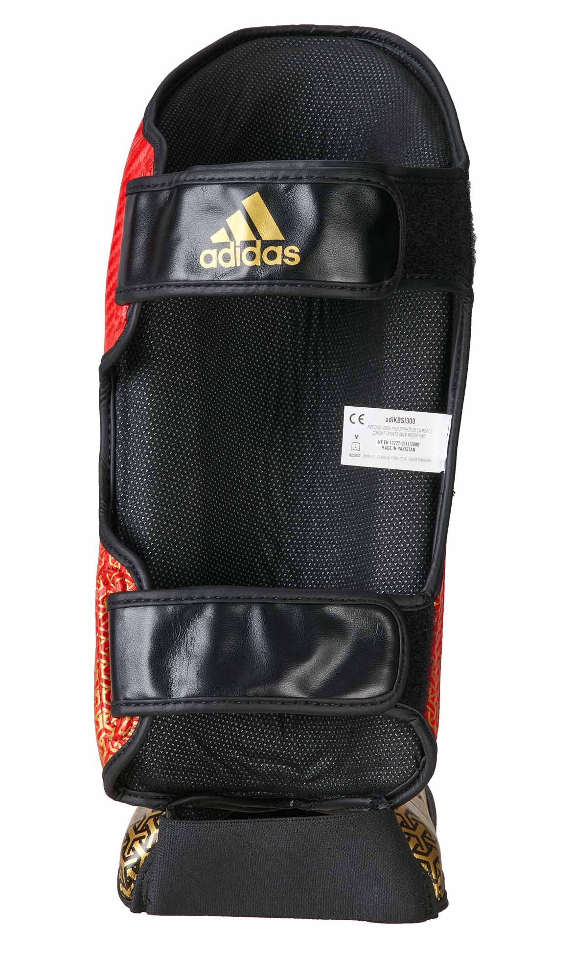 adidas Pro Kickboxing Schienbein-Spannschutz red/gold, adiKBSI300