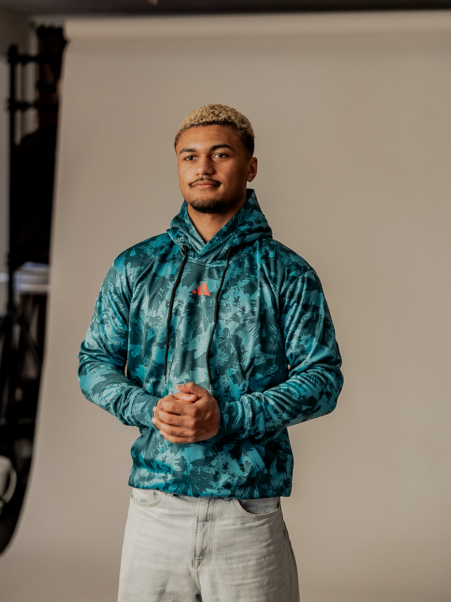 adidas BJJ Graphic Hoody Jiu-Jitsu blau/orange, adiTRPCL