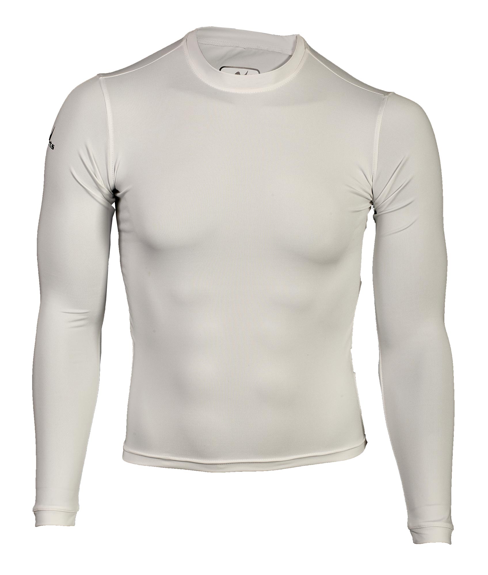 Compression Shirt langarm weiß