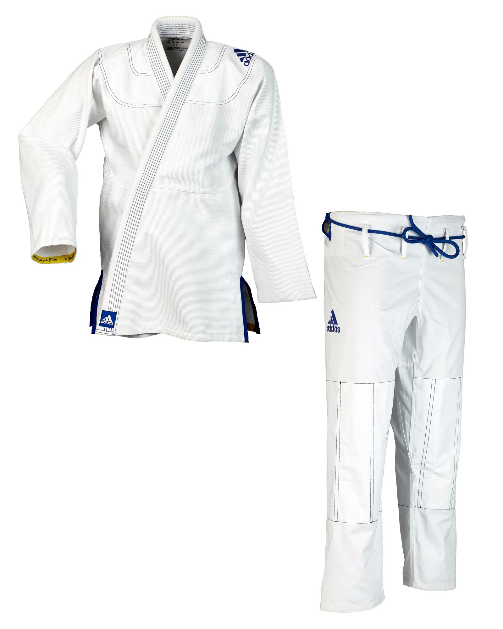 adidas BJJ Anzug Challenge 2.0 weiß JJ350