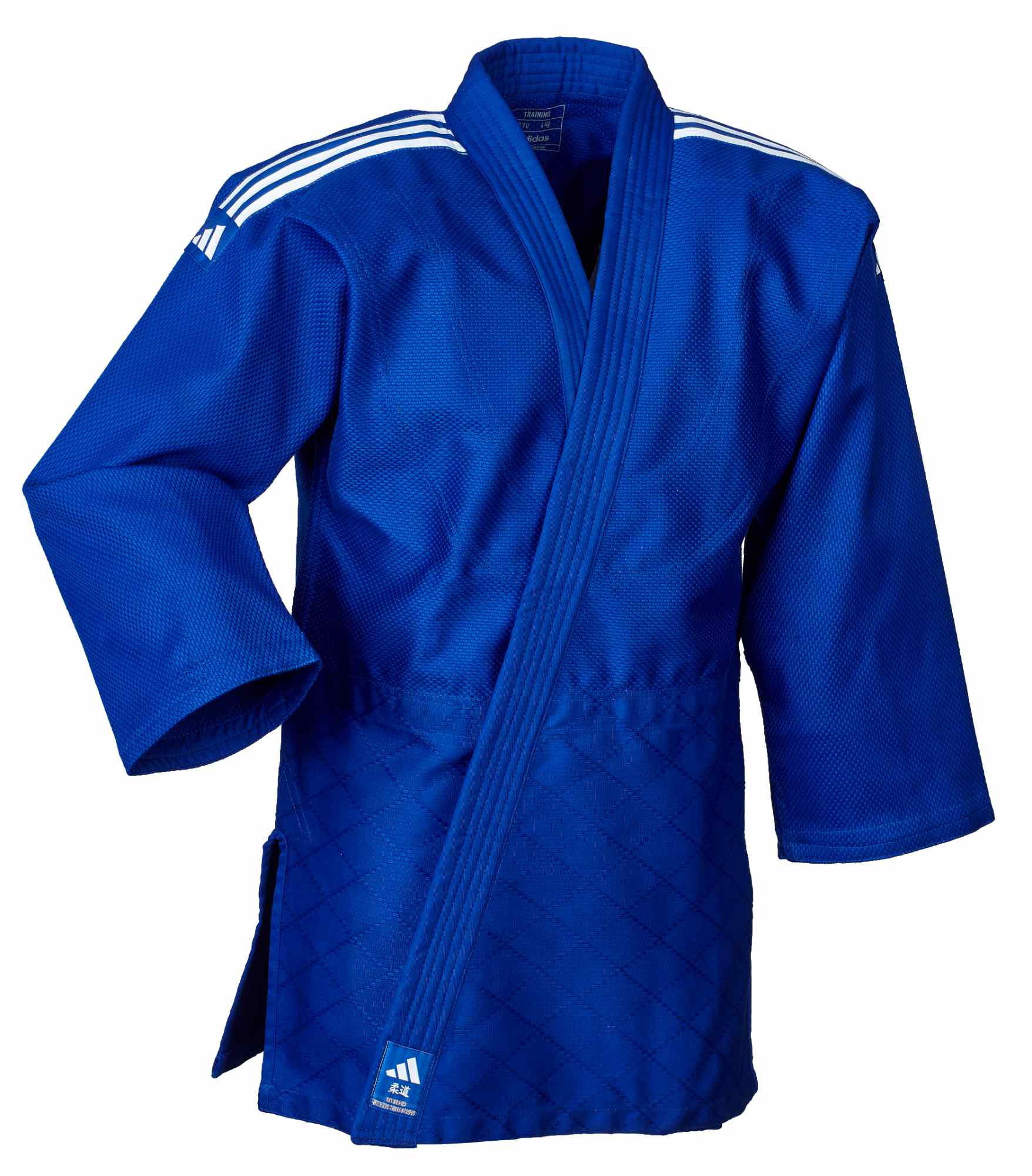 adidas Judo-Anzug "Training" blau/weiße Streifen, J500B