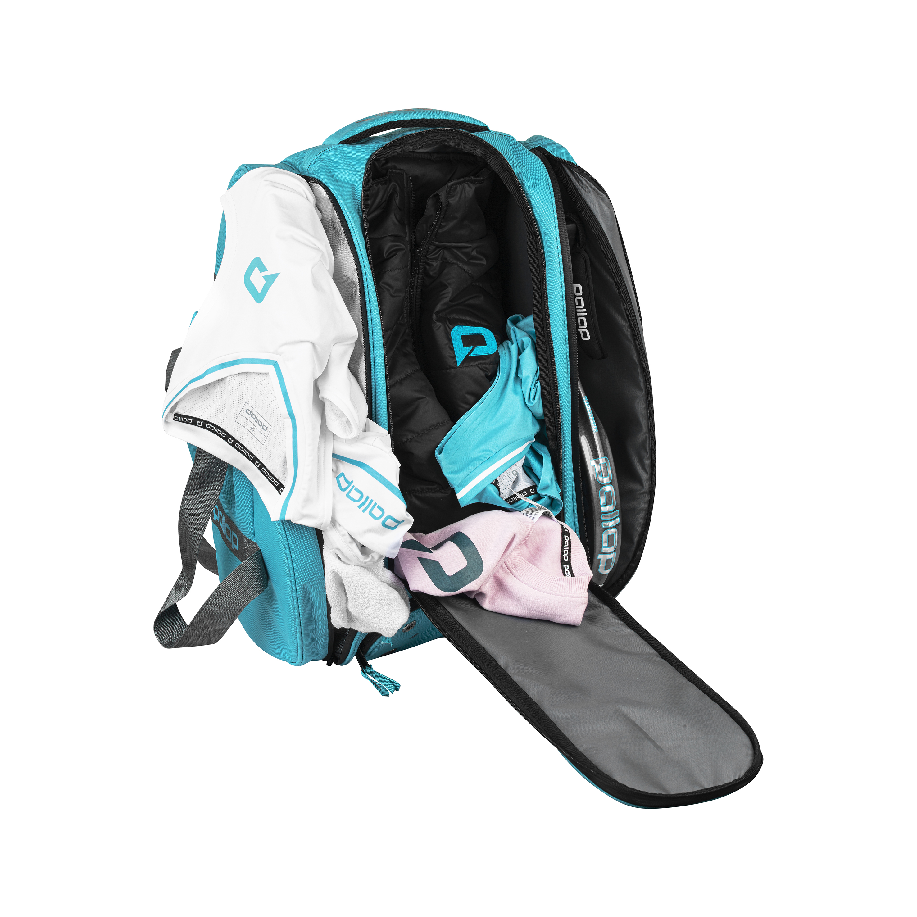 Pallap Schlägertasche, Mid Racket Bag 2.0 cyan blue