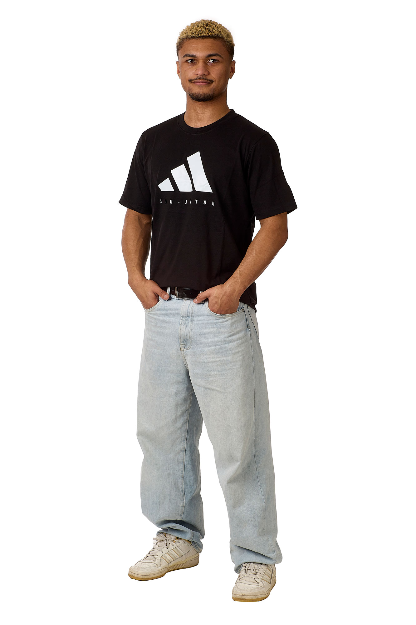 adidas Community Line T-Shirt Jiu-Jitsu schwarz, adiCLTS25-JJ