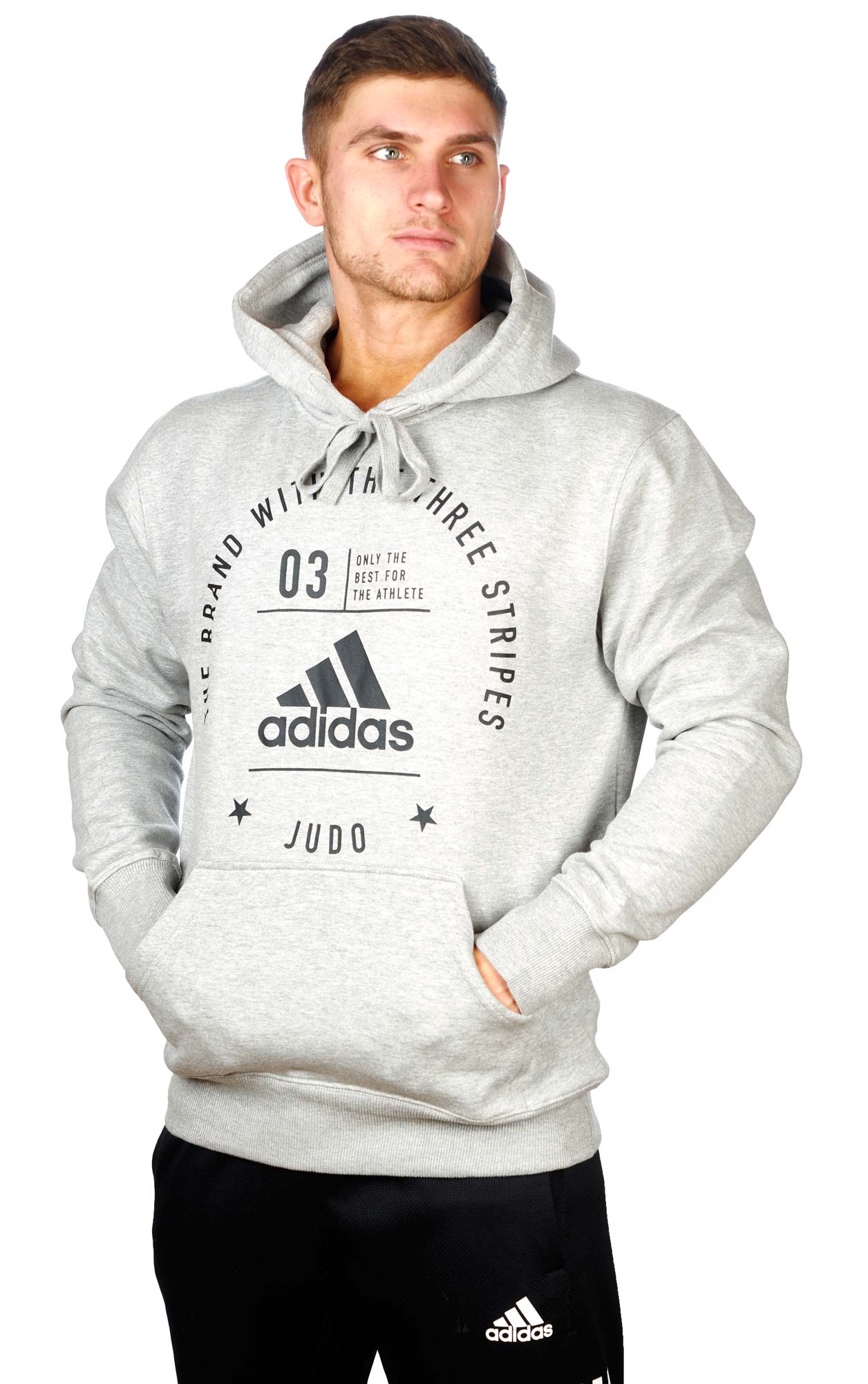 adidas Community Hoody Judo "Pro" grey/black, adiCL02J