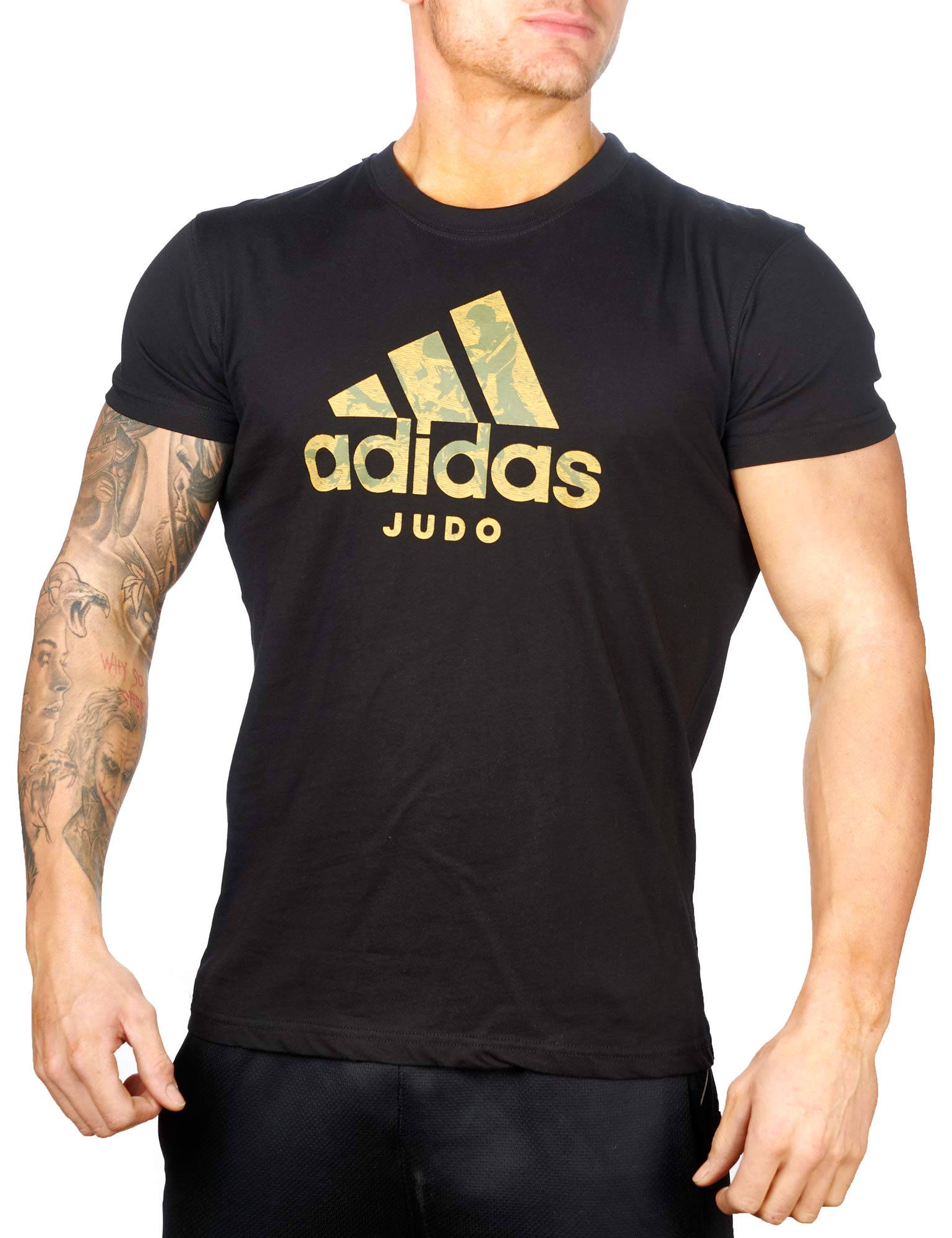 adidas Badge of Sport T-Shirt Judo schwarz adiCLTS20J