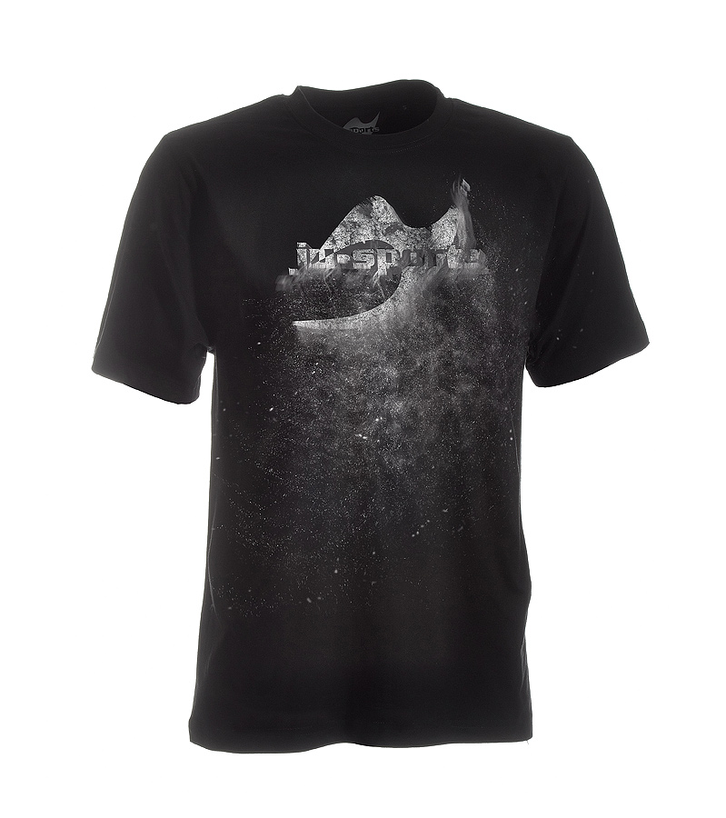 Dark-Line T-Shirt Jush Explosion schwarz-grau