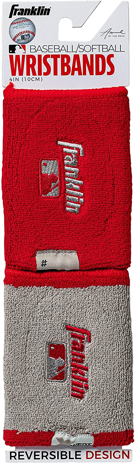 Franklin MLB® Wende-Schweißband grau/rot